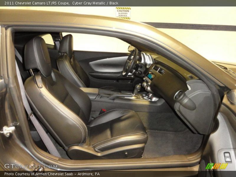Cyber Gray Metallic / Black 2011 Chevrolet Camaro LT/RS Coupe