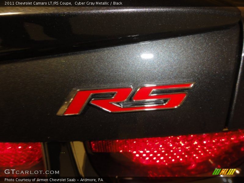 Cyber Gray Metallic / Black 2011 Chevrolet Camaro LT/RS Coupe