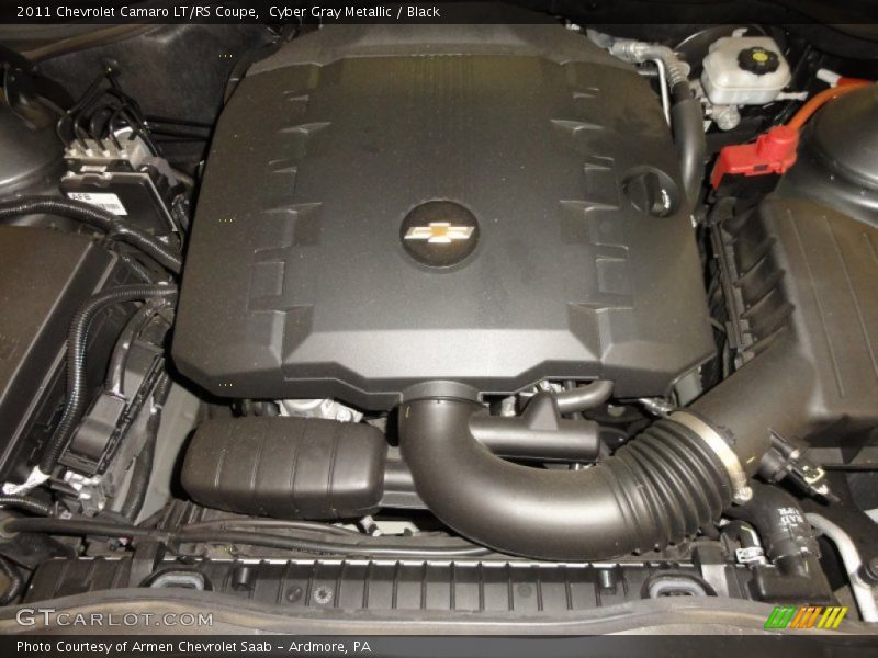 Cyber Gray Metallic / Black 2011 Chevrolet Camaro LT/RS Coupe