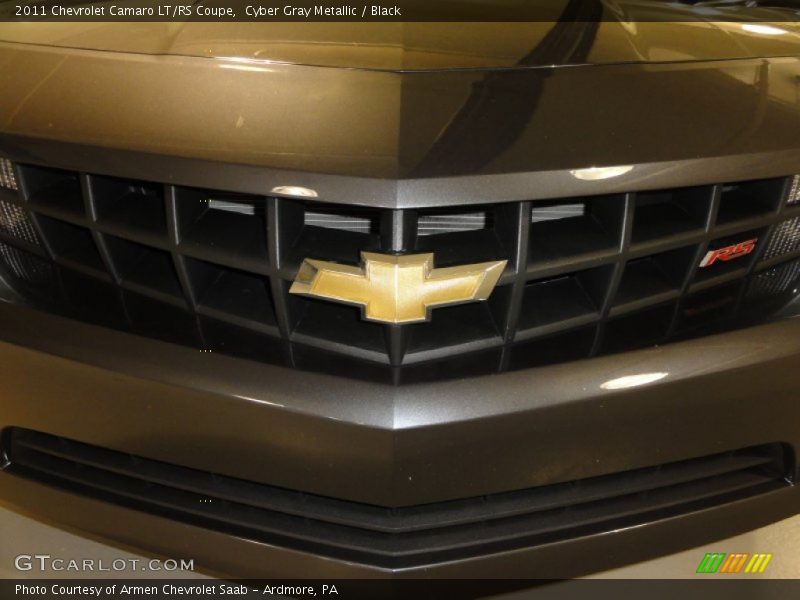 Cyber Gray Metallic / Black 2011 Chevrolet Camaro LT/RS Coupe