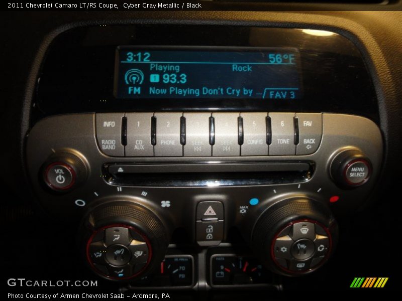 Cyber Gray Metallic / Black 2011 Chevrolet Camaro LT/RS Coupe