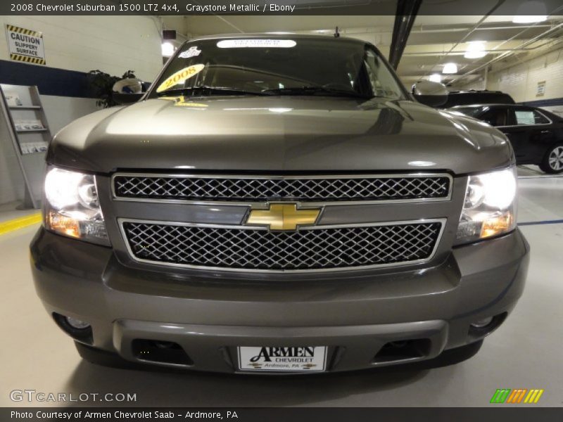 Graystone Metallic / Ebony 2008 Chevrolet Suburban 1500 LTZ 4x4