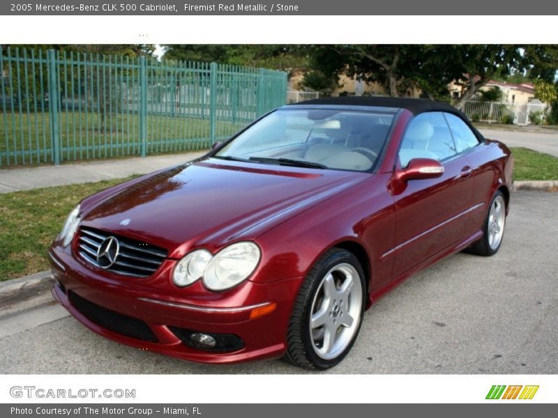 Front 3/4 View of 2005 CLK 500 Cabriolet