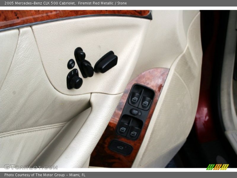 Firemist Red Metallic / Stone 2005 Mercedes-Benz CLK 500 Cabriolet