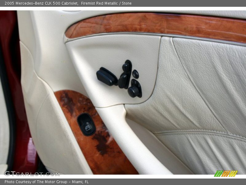Firemist Red Metallic / Stone 2005 Mercedes-Benz CLK 500 Cabriolet