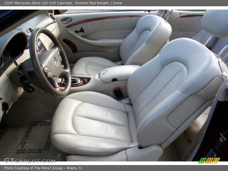  2005 CLK 500 Cabriolet Stone Interior