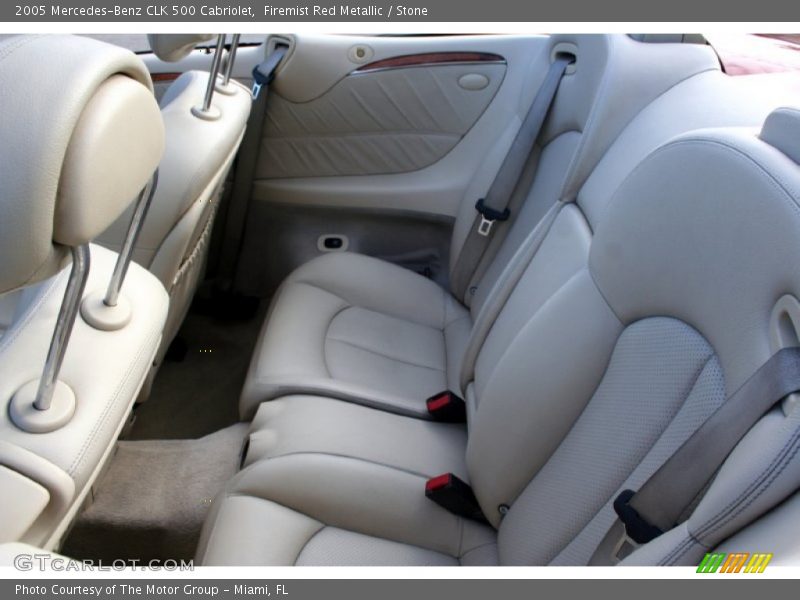 Firemist Red Metallic / Stone 2005 Mercedes-Benz CLK 500 Cabriolet