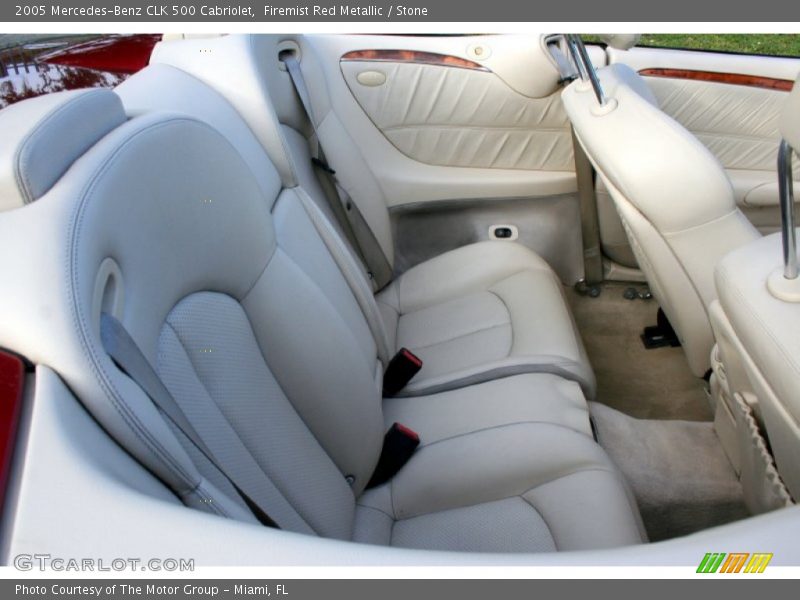 Firemist Red Metallic / Stone 2005 Mercedes-Benz CLK 500 Cabriolet