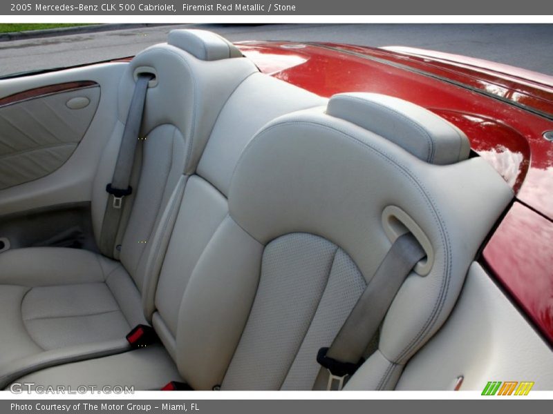 Firemist Red Metallic / Stone 2005 Mercedes-Benz CLK 500 Cabriolet