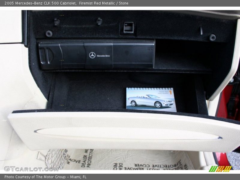 Firemist Red Metallic / Stone 2005 Mercedes-Benz CLK 500 Cabriolet