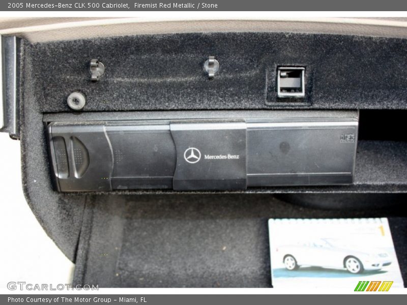 Firemist Red Metallic / Stone 2005 Mercedes-Benz CLK 500 Cabriolet