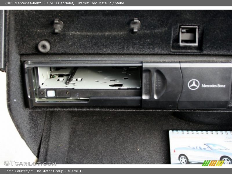 Firemist Red Metallic / Stone 2005 Mercedes-Benz CLK 500 Cabriolet