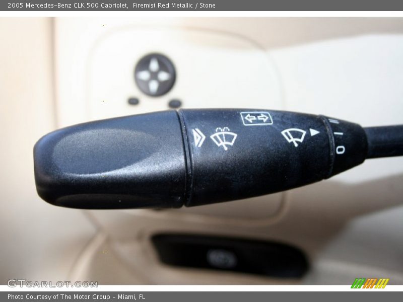 Firemist Red Metallic / Stone 2005 Mercedes-Benz CLK 500 Cabriolet