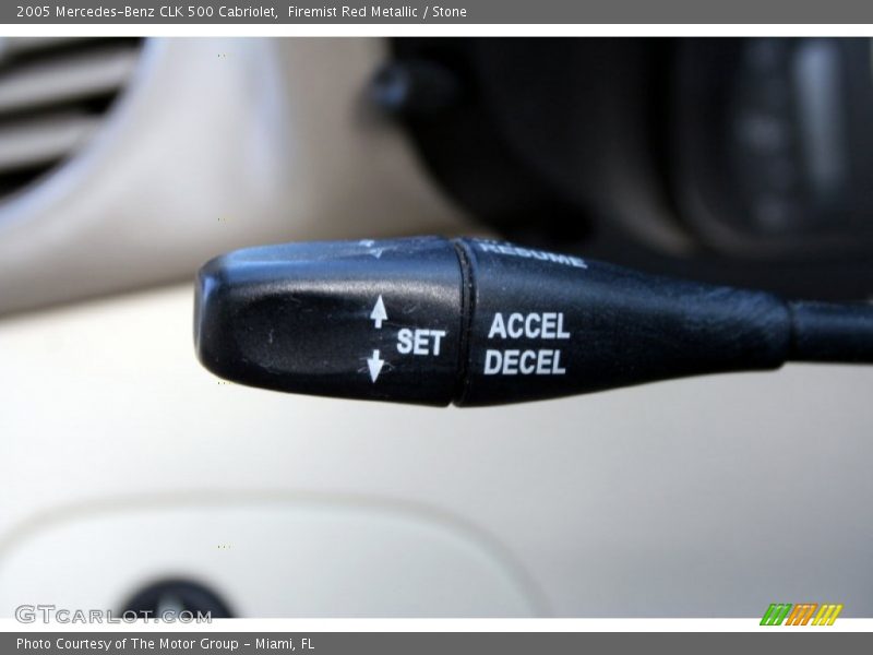 Firemist Red Metallic / Stone 2005 Mercedes-Benz CLK 500 Cabriolet