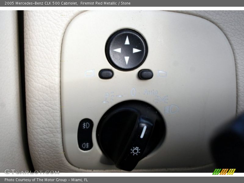 Firemist Red Metallic / Stone 2005 Mercedes-Benz CLK 500 Cabriolet