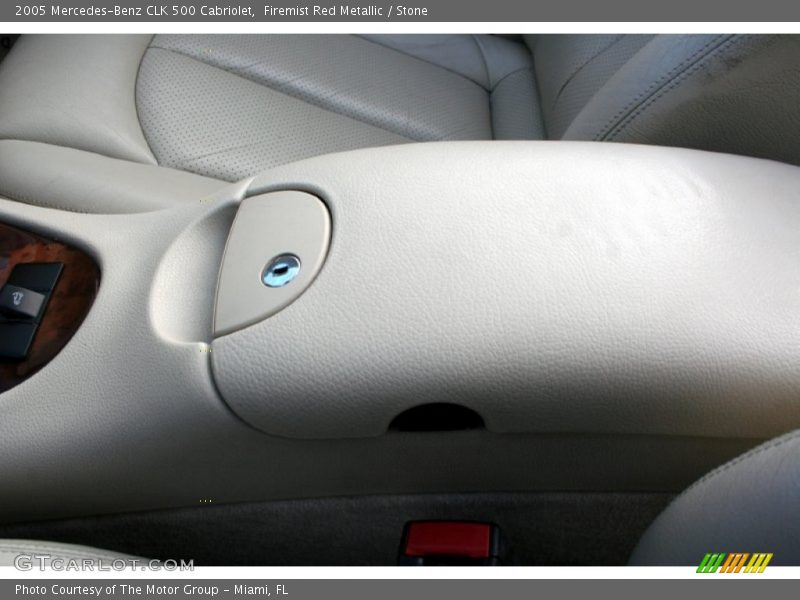 Firemist Red Metallic / Stone 2005 Mercedes-Benz CLK 500 Cabriolet