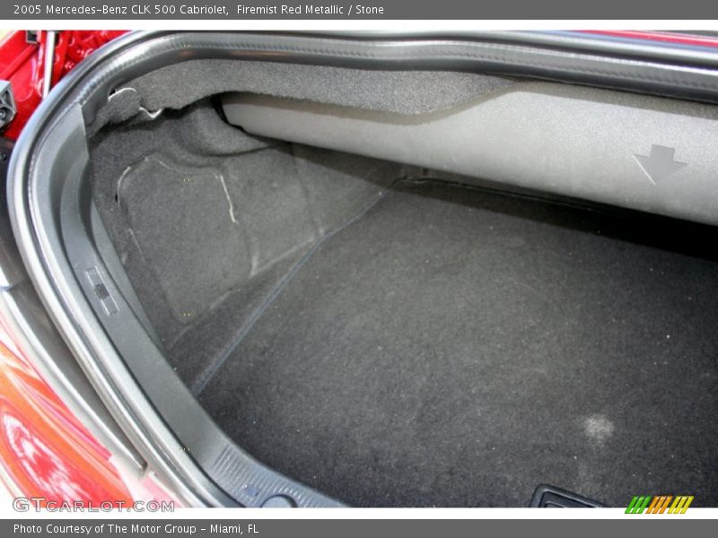 Firemist Red Metallic / Stone 2005 Mercedes-Benz CLK 500 Cabriolet