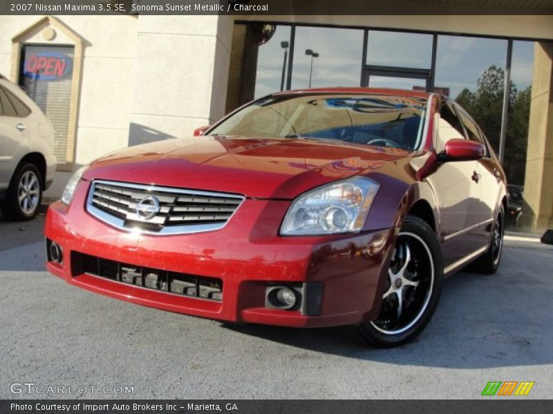 Sonoma Sunset Metallic / Charcoal 2007 Nissan Maxima 3.5 SE