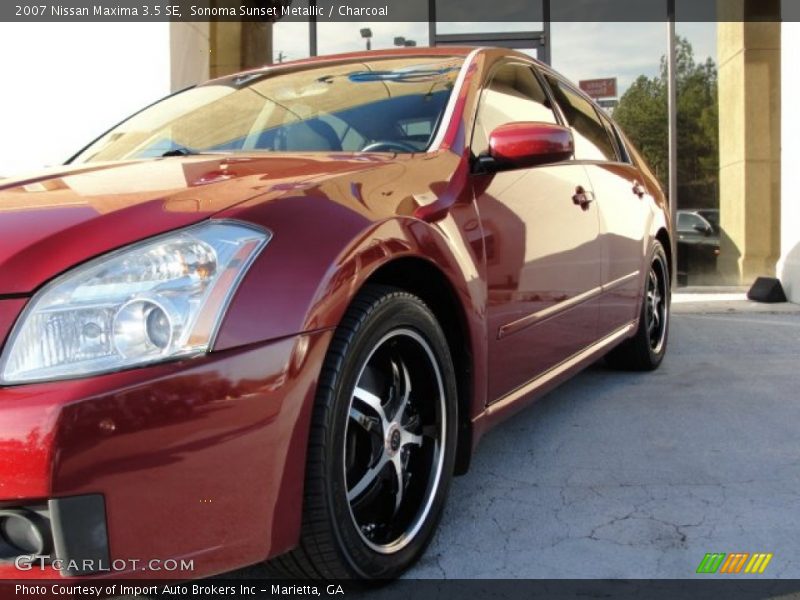 Sonoma Sunset Metallic / Charcoal 2007 Nissan Maxima 3.5 SE
