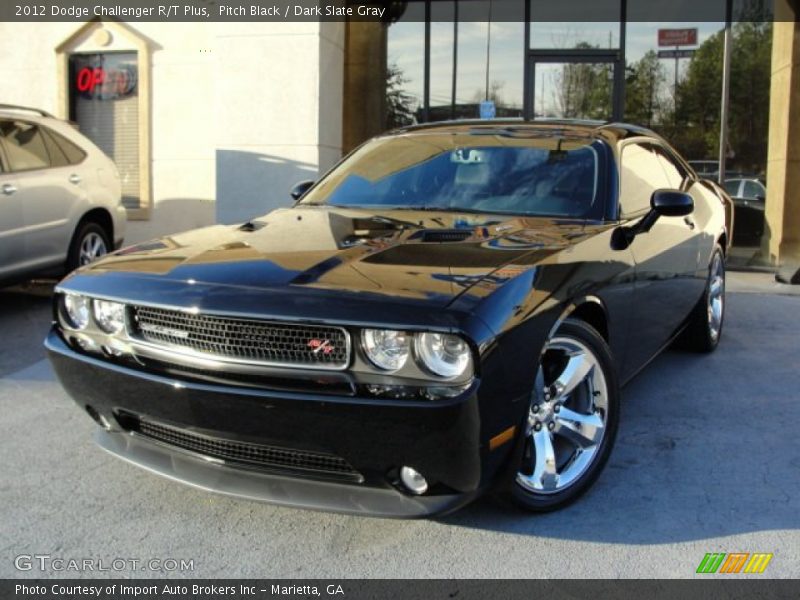 Pitch Black / Dark Slate Gray 2012 Dodge Challenger R/T Plus