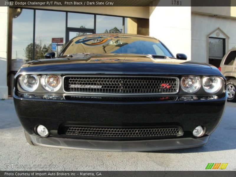 Pitch Black / Dark Slate Gray 2012 Dodge Challenger R/T Plus