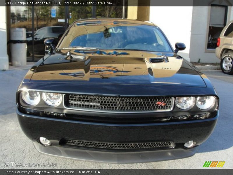 Pitch Black / Dark Slate Gray 2012 Dodge Challenger R/T Plus