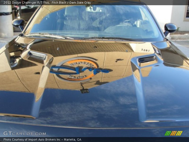 Pitch Black / Dark Slate Gray 2012 Dodge Challenger R/T Plus