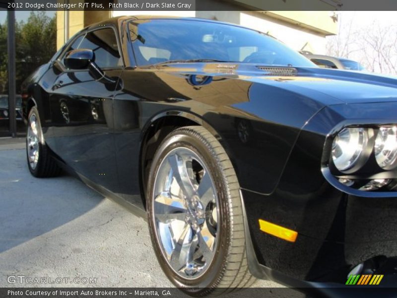 Pitch Black / Dark Slate Gray 2012 Dodge Challenger R/T Plus