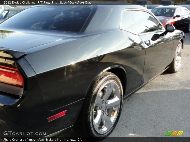 Pitch Black / Dark Slate Gray 2012 Dodge Challenger R/T Plus