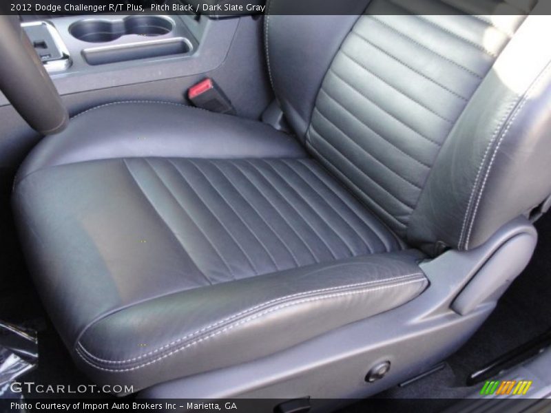 Pitch Black / Dark Slate Gray 2012 Dodge Challenger R/T Plus