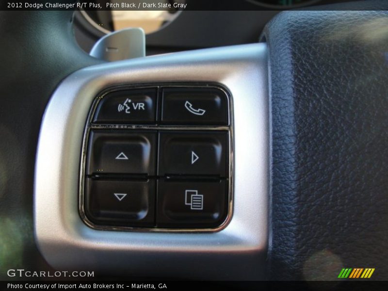 Pitch Black / Dark Slate Gray 2012 Dodge Challenger R/T Plus