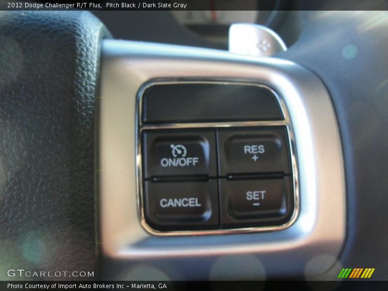 Pitch Black / Dark Slate Gray 2012 Dodge Challenger R/T Plus