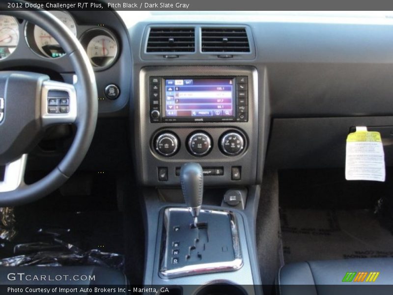 Pitch Black / Dark Slate Gray 2012 Dodge Challenger R/T Plus