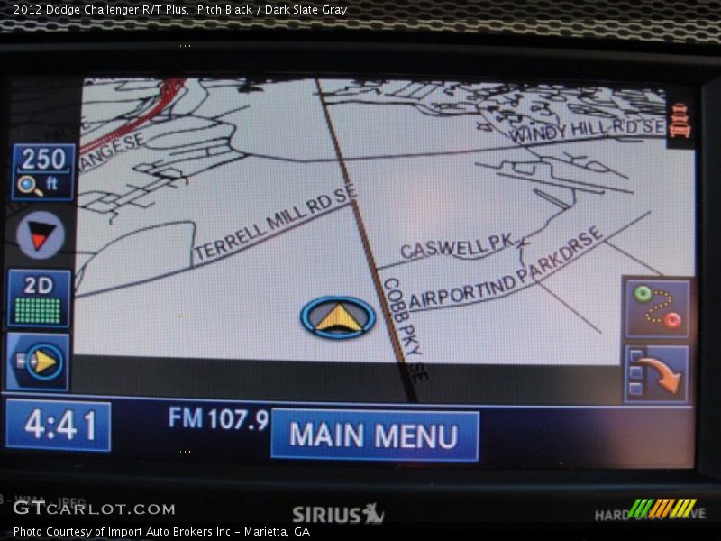 Pitch Black / Dark Slate Gray 2012 Dodge Challenger R/T Plus