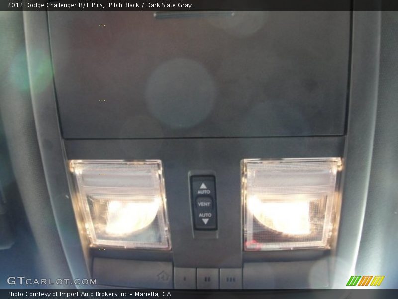 Pitch Black / Dark Slate Gray 2012 Dodge Challenger R/T Plus