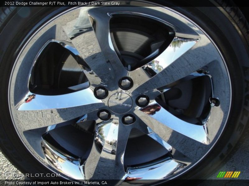 Pitch Black / Dark Slate Gray 2012 Dodge Challenger R/T Plus