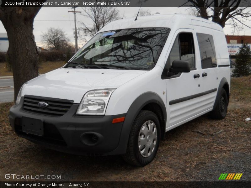 Frozen White / Dark Gray 2010 Ford Transit Connect XL Cargo Van