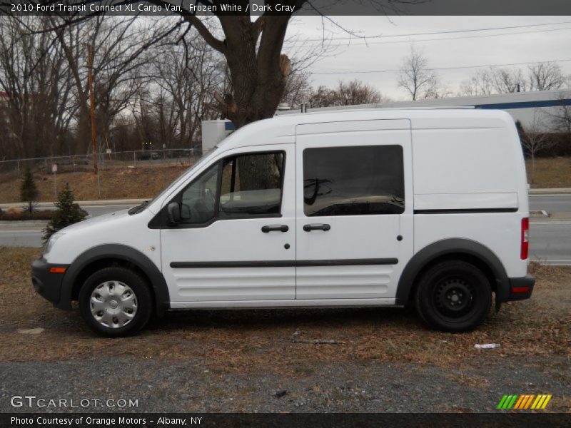 Frozen White / Dark Gray 2010 Ford Transit Connect XL Cargo Van