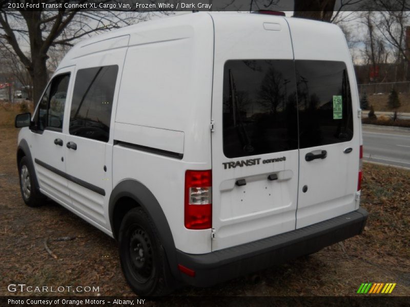 Frozen White / Dark Gray 2010 Ford Transit Connect XL Cargo Van