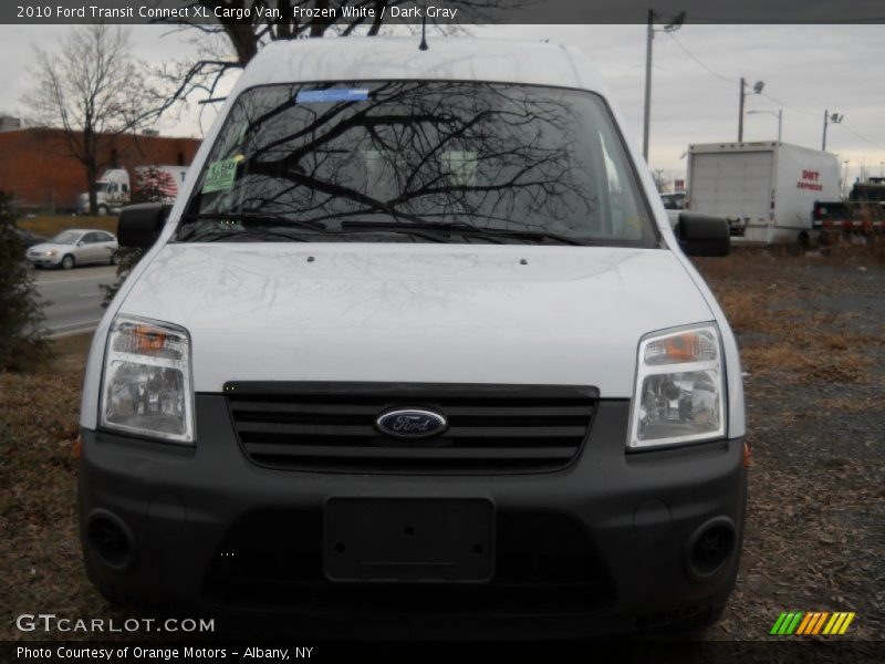 Frozen White / Dark Gray 2010 Ford Transit Connect XL Cargo Van