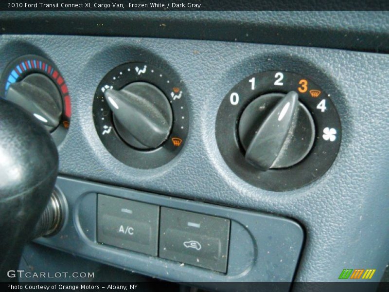Frozen White / Dark Gray 2010 Ford Transit Connect XL Cargo Van