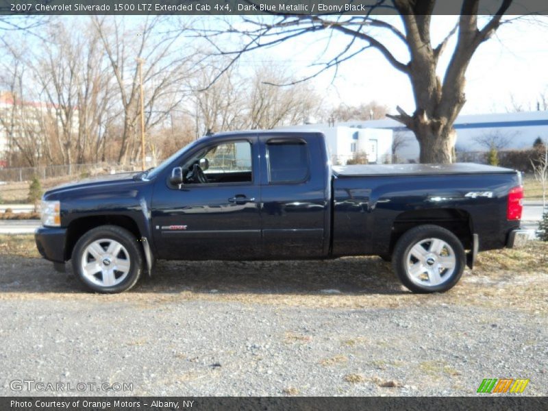  2007 Silverado 1500 LTZ Extended Cab 4x4 Dark Blue Metallic