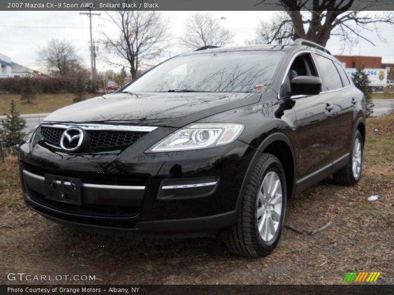 Brilliant Black / Black 2007 Mazda CX-9 Sport AWD