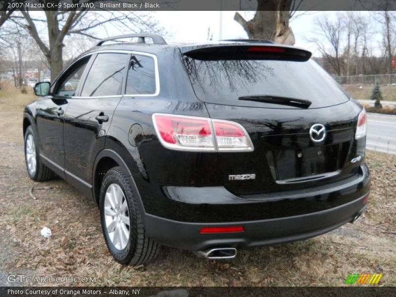 Brilliant Black / Black 2007 Mazda CX-9 Sport AWD