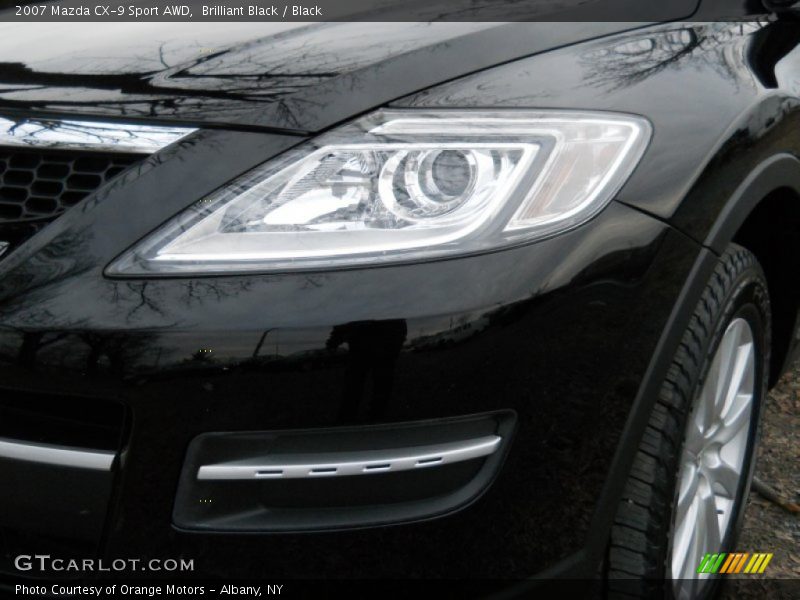 Brilliant Black / Black 2007 Mazda CX-9 Sport AWD