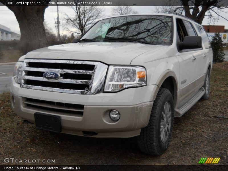 White Suede / Camel 2008 Ford Expedition EL Eddie Bauer 4x4