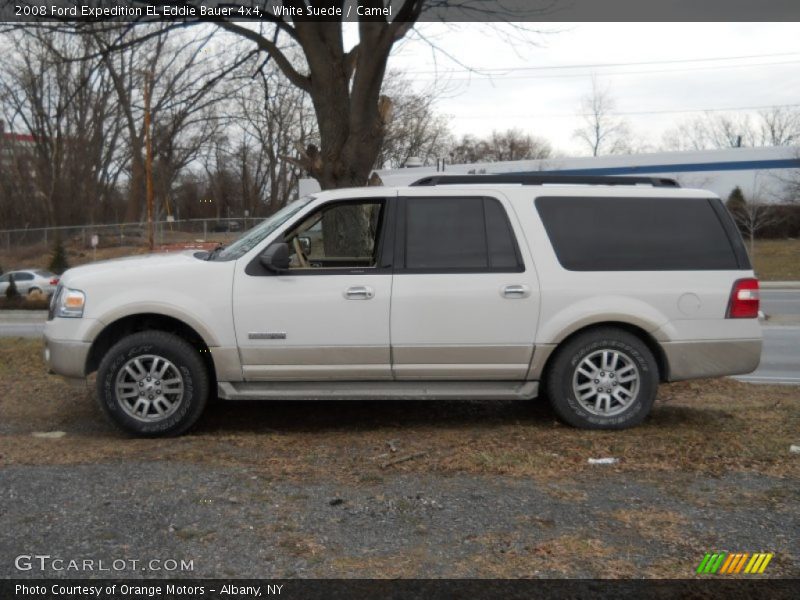 White Suede / Camel 2008 Ford Expedition EL Eddie Bauer 4x4