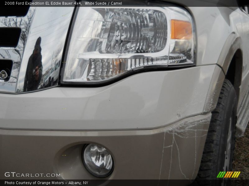 White Suede / Camel 2008 Ford Expedition EL Eddie Bauer 4x4