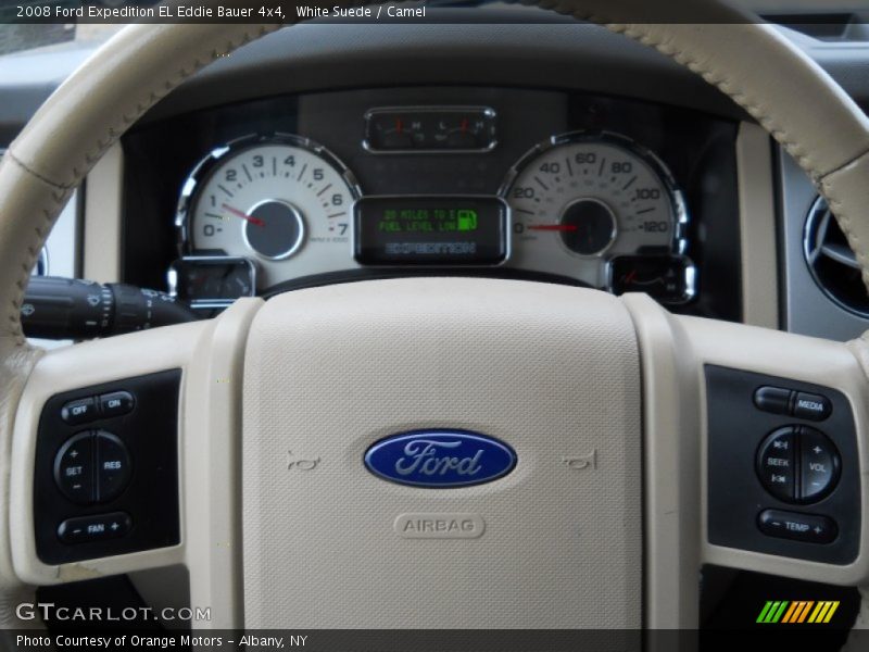 White Suede / Camel 2008 Ford Expedition EL Eddie Bauer 4x4