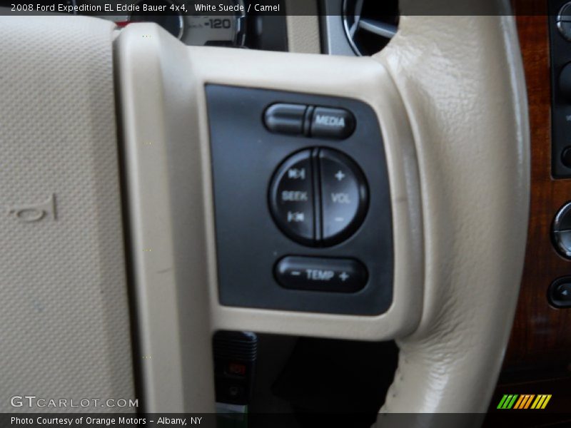 White Suede / Camel 2008 Ford Expedition EL Eddie Bauer 4x4